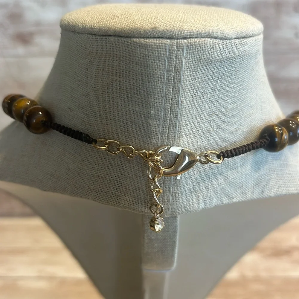 Brown Tiger Eye Beads 18” Necklace